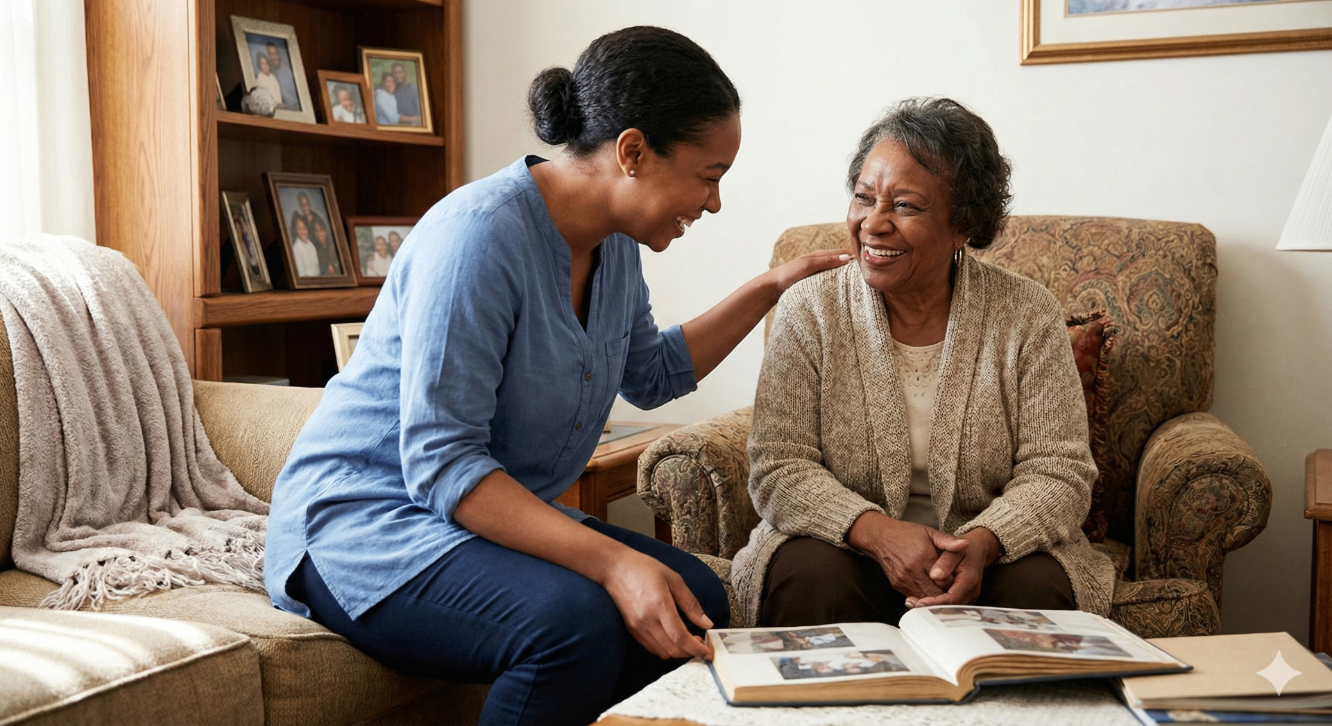 Caring Matters caregiver providing compassionate in-home care